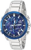 Casio Men's Edifice Quartz Watch with Stainless Steel Strap, Silver, 14 (Model: EQB-501DB-2ACF)
