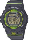 Casio G-Shock Men's GBD800-8 Bluetooth G-Squad Digital Watch, Grey/Lime Green (GRYLMGRN/8), One Size