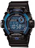 Casio Men's G8900A-1CR G-Shock Black and Blue Resin Digital Sport Watch
