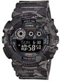 Casio Men's XL Series G-Shock Quartz 200M WR Shock Resistant Resin Color: Grey Camo (Model GD-120CM-8CR)