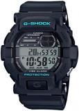 Casio GSHOCK Stainless Steel Quartz Watch with Resin Strap, Black, 21.4 (Model: GD350-1CR)