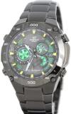 Casio EQWM1100DC-1A2 Mens Edifice Black Label Solar Multi-Band Atomic Alarm Chronograph Link Bracelet