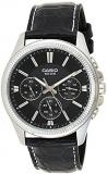 Casio Enticer Black Dial Men's Watch - MTP-1375L-1AV
