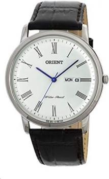 ORIENT "Capital 2" Classic Design Slim Quartz Roman Dial Dress Watch UG1R009W