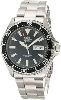 Orient RA-AA0004E Men's Kamasu Stainless Steel Black Bezel Green Dial Automatic Dive Watch