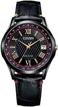 Citizen CB1118-01E Exceed Wristwatch, World Limited Edition 600 Eco-Drive Radio Clock Direct Flight Men's Black