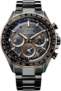 CITIZEN Attesa CC4016-67E Eco-Drive GPS Satellite Radio Clock Double Direct Flight ACT Line Men's Black