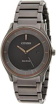 CITIZEN Men's Quartz Watch with Stainless Steel Strap, Grey, 20 (Model: BM7407-81H)