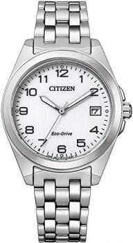 Citizen Womens Analogue Eco-Drive Watch with Stainless Steel Strap EO1210-83A, Silver, One Size, Bracelet