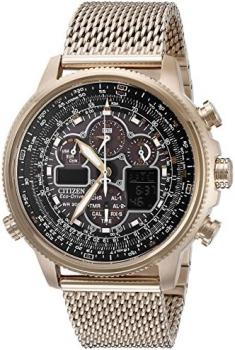 Citizen Eco-Drive Men's JY8033-51E Navihawk A-T Rose Gold Watch