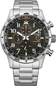 Citizen Men Chronograph Eco-Drive Watch with Stainless Steel Strap CA0790-83E, Silver, One Size, Bracelet