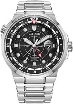 Citizen Eco-Drive Sport Luxury Endeavor Stainless Steel Bracelet Watch | 44mm | BJ7140-53E
