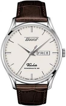 Tissot mens Viso Date 316L stainless steel case Specialities Brown T1184301627100
