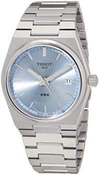 Tissot Unisex PRX 35mm 316L Stainless Steel case Quartz Watch, Grey, Stainless Steel, 11 (T1372101135100)