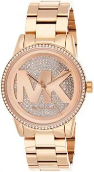 Michael Kors Women's Watch RITZ, 41 mm case size, Three Hand movement, Stainless Steel strap