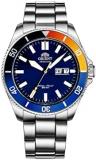 Orient Automatic Watch for Men, Kanno Dive Watch for Outdoor Activities Wrist Watch Black, Bi-Colour Rotating Bezel Stainless Steal Sports Gift for him RA-AA0913L19B
