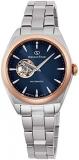 Orient RK-ND0106L Women's Orientstar Semi-Skeleton Automatic Watch, Silver Limited Model Wristwatch Shipped from Japan
