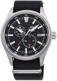 ORIENT"Defender 2" Sports Automatic Black Dial Nylon Watch RA-AK0404B