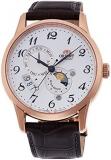Orient Automatic White Dial Brown Leather Men's Watch RA-AK0001 S