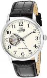 Orient Men's '2nd Generation Esteem' Japanese Automatic Stainless Steel and Leather Dress Watch