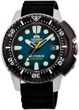 ORIENT Orient RA-AC0L04L Men's M-Force Delta Rubber Strap Blue Dial Automatic Di...