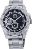 Orient Retro Future Camera Open Heart Automatic Steel Watch RA-AR0201B
