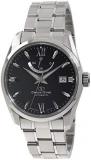 Orient Star Power Reserve Sapphire Glass Steel Bracelet Black Dial Dress Watch R...
