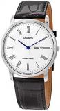 Orient FUG1R009W6 40mm Stainless Steel Case Black Calfskin Mineral Men's Watch