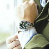 Orient Mens Analogue Automatic Watch with Stainless Steel Strap RA-AA0004E19B, Pine Green, Bracelet