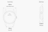 Orient 'Bambino Version IV' Japanese Automatic Stainless Steel and Leather Dress Watch
