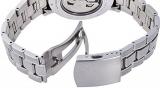 ORIENT 'Sun & Moon' Open Heart Automatic Steel Watch Black AS0002B