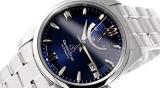 Orient Star Power Reserve Sapphire Glass Steel Bracelet Blue Dial Dress Watch RE-AU0005L