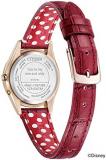Citizen Disney Collection Exceed ES9378-01X Women's Wristwatch, 600 World Limited Edition Eco-Drive Radio Clock Direct Flight ES9378-01X Women's Red