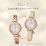 Citizen Wicca Solar Tech Radio Watch Breath Line KL0-511-11 Women's Pink