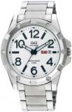 Q&Q Men's Quartz Watch MONTE CARLO A150J204Y with Leather Strap
