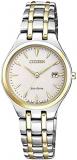 Citizen Analog White Dial Women's Watch-EW2484-82B