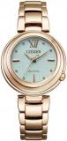Citizen Sunrise Ladies Rose Gold-Tone Watch EM0333-57A