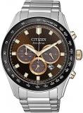 Citizen Eco Chronograph Brown Dial Men's Watch CA4456-83X