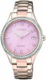 Citizen Analog Pink Dial Women's Watch-EO1183-84X