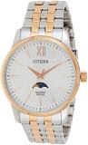 Citizen Quartz Moonphase Silver Dial Men's Watch AK5006-58A