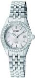 Citizen Analog Mother Of Pearl Dial Women's Watch-EU6060-55D