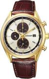 Citizen Eco-Drive Chronograph Champagne Dial Men's Watch CA0452-01P