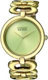 Citizen Eco-Drive EM0222-58PLadies Analog Gold Business Solar Citizen