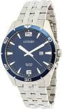 Citizen Men's Bi5058-52L Silver Stainless-Steel Japanese Quartz Dress Watch