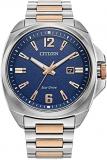 Citizen Eco-Drive Sport Luxury Two-Tone Bracelet Watch | 42mm | AW1726-55L
