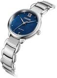 Citizen Womens Analogue Eco-Drive Watch with Stainless Steel Strap