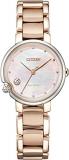 Citizen EW5588-81Y Eco-Drive Round Collection Women's Watch, Sakura Color