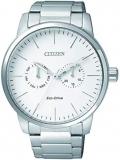 Citizen Analog White Dial Unisex Watch - AO9040-52A