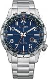 Citizen Aviator Blue Steel Watch BM7550-87L
