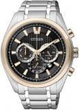 Citizen Men's Eco-Drive Chronograph Watch Quartz Mineral Crystal CA4014-57E
